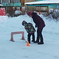 Зимние снежные игры.